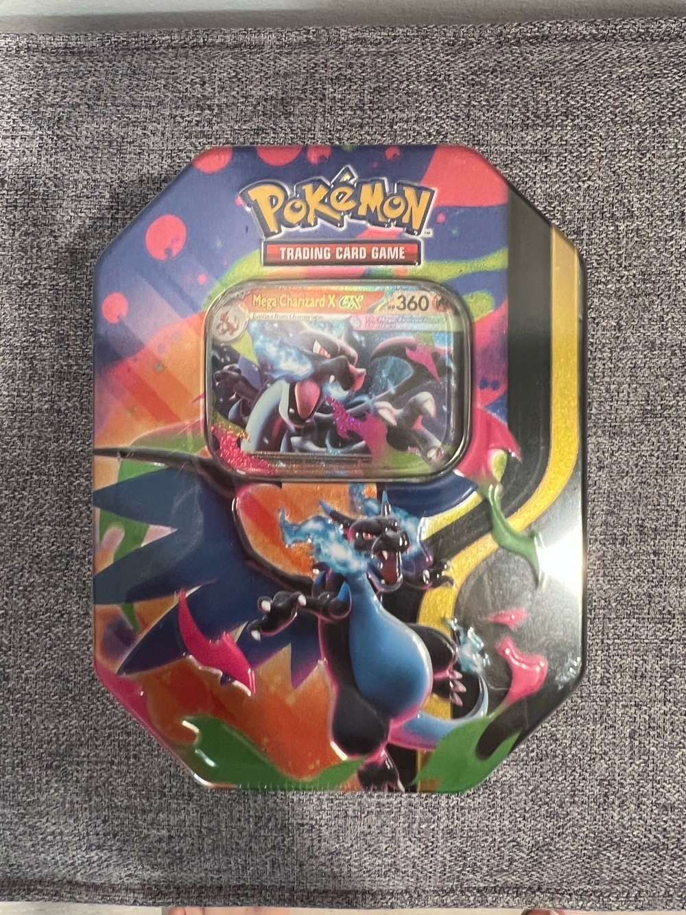 Sealed Mega Charizard X EX Tin